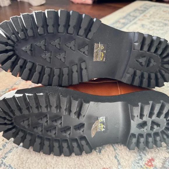 MADEWELL RAYNA like new cognac leather combat boots - Picture 5 of 7